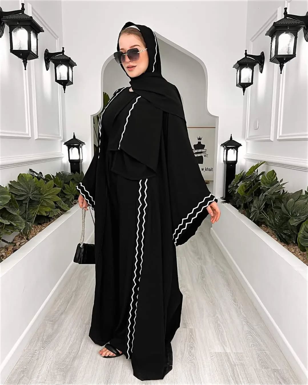 Borda - Abaya Style Kimono 2 pièces