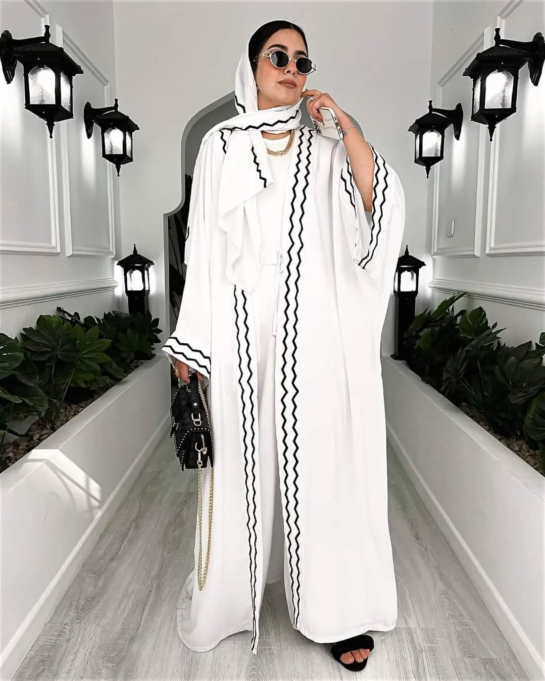 Borda - Abaya Style Kimono 2 pièces