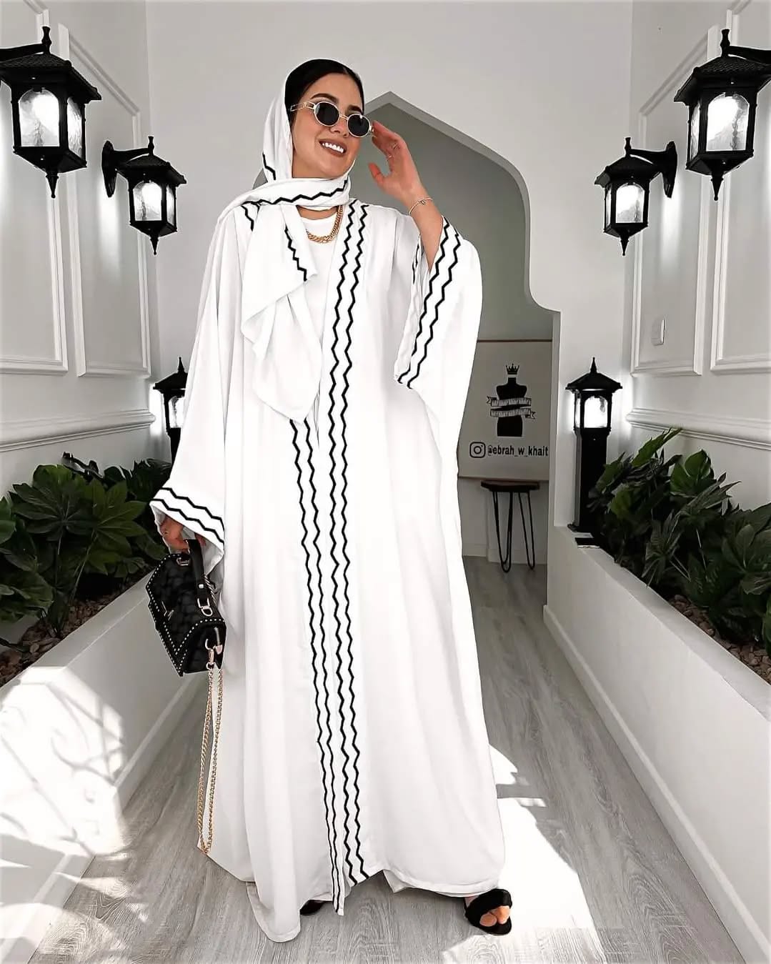 Borda - Abaya Style Kimono 2 pièces