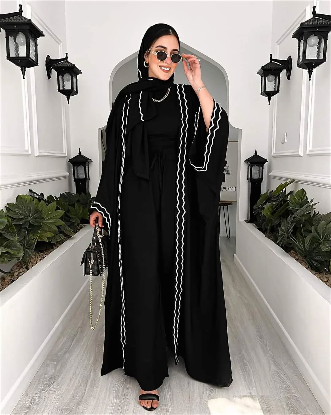 Borda - Abaya Style Kimono 2 pièces
