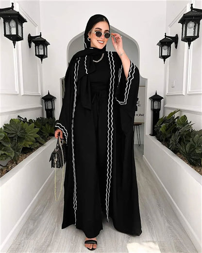 Borda - Abaya Style Kimono 2 pièces